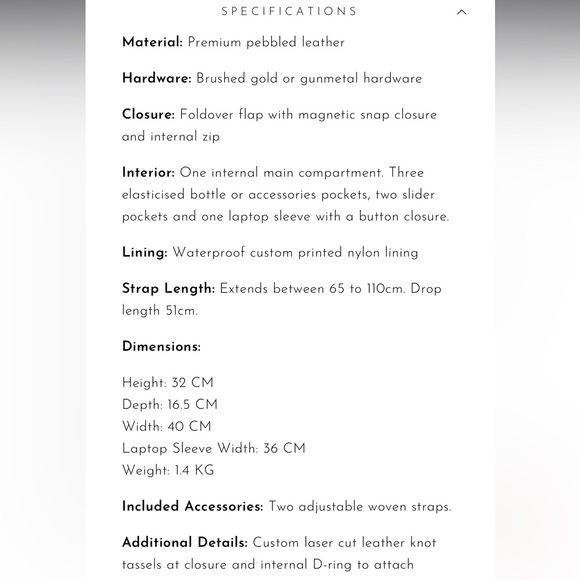 Alf the label Luxe Ari bag - Picture 9 of 9